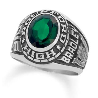 Mens Siladium® Designer Champion Class Ring by ArtCarved® (1 Stone