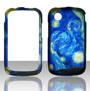 2D Blue Design ZTE Avail Z990 AT&T / Merit 990G Straight talk Case Cover Hard Phone Case Snap on Cover Rubberized Touch Protector Cases Cell Phones & Accessories