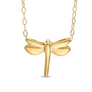TEENYTINY® Dragonfly Pendant in 10K Gold   17   Zales