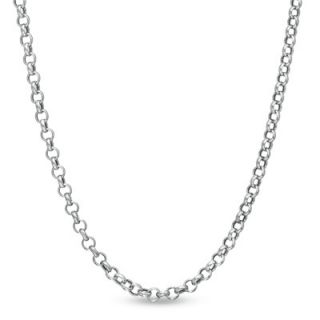 Sterling Silver 2.5mm Rolo Chain Necklace   20   Zales