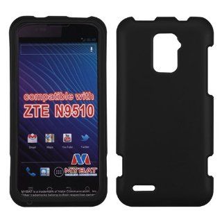 ZTE N9510 SOLID BLACK HARD PLASTIC 2 PIECE SNAP ON CELL PHONE CASE COVER, FROM [TRIPLE 8 ACCESSORIES] Cell Phones & Accessories