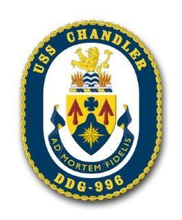 US Navy Ship USS Chandler DDG 996 Decal Sticker 3.8" Automotive
