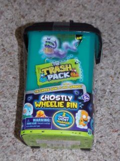 The Trash Pack Mystery Series Ghostly Wheelie Bin with 2 Excluive Trashies Gross Ghosts Toys & Games