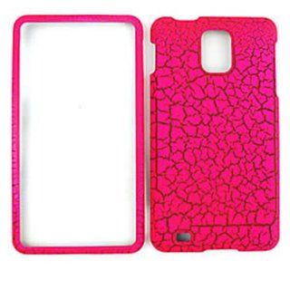 For Samsung Infuse 4g I997 Hot Pink Crack Case Accessories Cell Phones & Accessories