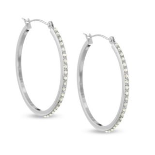 30mm round hoop earrings in 14k white gold $ 219 00 add to bag send a