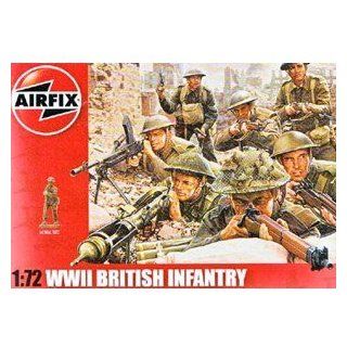 Airfix A01763 WWII British Infantry Northern Europe Model Building Kit, 172 Scale Toys & Games