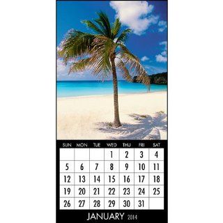 Tropical Beaches   2014 Magnet Calendar   Wall Calendars