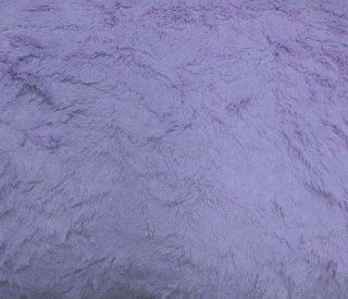 Chinchilla Microfiber Plush Fabric   Lavender  By The Yard