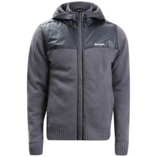 Bench Mens Klutz Knitted Jacket   Grey      Mens Clothing