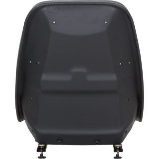 Concentric Universal Replacement Skid-Steer Seat — Black, Model# 460  Forklift   Material Handling Seats