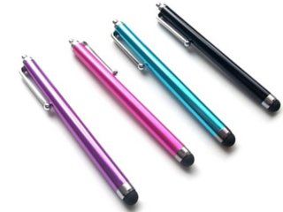 4 Packs Bargains Depot� (Blue& Black and Purple & Pink) 4pcs (4 in 1 Bundle Combo Pack) SILM / ACCURATE / THINNER BARREL Capacitive Stylus/styli Universal Touch Screen Pen for Tablet & Cell Phone  Tablet PC / Cell Phone / Smartphone  Samsung 