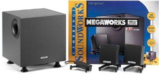 Cambridge SoundWorks MegaWorks THX 2.1 250D   2.1 channel PC multimedia speaker system   black Computers & Accessories