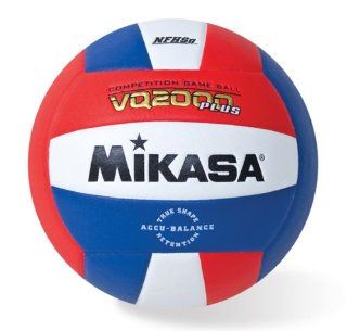Mikasa VQ2000 Series NFHS Indoor Game Volleyballs RED/WHITE/BLUE SIZE 5   OFFICIAL  Sports & Outdoors