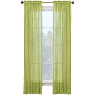 Style Selections Kenna 84 in L Solid Leaf Rod Pocket Window Curtain Panel