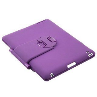 Detachable Wireless Keyboard And Hard Stand Case for iPad 4 / iPad 3 / iPad 2   Purple Computers & Accessories
