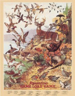 Remington Game Load Deer Duck Hunting Retro Vintage Tin Sign   Plaques