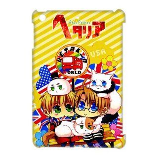 Yellow Stripes Hetalia Ipad Mini Case Cover Axis Powers English America Buses Cell Phones & Accessories