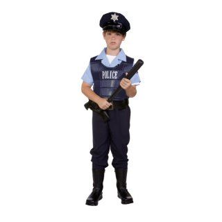 Law Enforcer Police Kids Costume Childrens Costumes Toys & Games