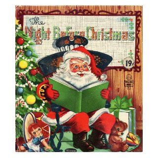 THE NIGHT BEFORE CHRISTMAS by Samuel Clement Moore, illustrated by Zillah Lesko (1953 Hardcover Tell A Tell edition 6 1/4 x 5 1/2 inches, 24 pages. Whitman Publishing.) Samuel Clement Moore, Zillah Lesko Books