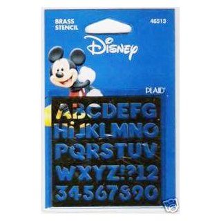 Disney Brass Stencil Alphabet #46513