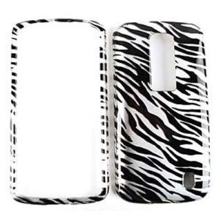 LG Optimus Net P960 Trans. Zebra Print Snap On Cover, Hard Plastic Case, Face cover, Protector Cell Phones & Accessories