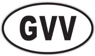GVV Oval Sticker 