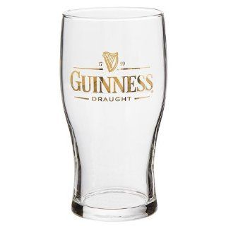 Guinness Draught Pub Beer Glasses Set of 2 Kitchen & Dining