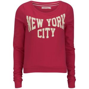 Brave Soul Womens New York Sweatshirt   Red      Womens Clothing