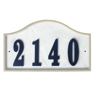 Custom Home Accessories 7.5 in House Number Serpentine Arch