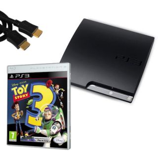 Playstation 3 PS3 Slim 120GB Bundle (Including Toy Story 3 & 2 Metre HDMI Cable)      Games Consoles