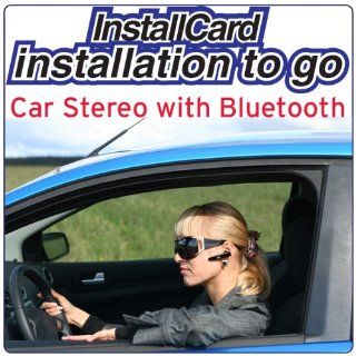 Car Stereo Head Unit w/ Built in Bluetooth Installation  Vehicle Receiver Installation 