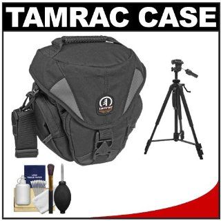 Tamrac 5515 Adventure Zoom 5 Digital SLR Camera Bag Holster Case (Gray) with Tripod + Accessory Kit for Canon EOS 70D, 6D, 5D Mark III, Rebel T3, T5i, SL1, Nikon D3200, D5200, D5300, D7100, D600, D800, Sony Alpha A65, A77, A99 TAMRAC Computers & Acce