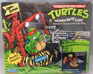 Teenage Mutant Ninja Turtles TMNT Sewer Party Tube 1989 Playmates Toys & Games