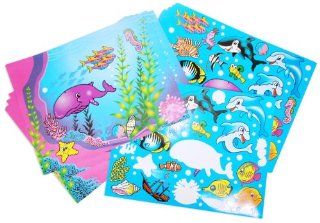 Design Your Own Aquarium Sticker Scene (1 dz) Toys & Games