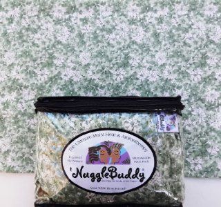 'NUGGLEBUDDY Microwavable Moist Heat & Aromatherapy Organic Rice Pack. "French Floral II" Fabric with FRENCH LILAC Aromatherapy.  Heating Pads  Beauty