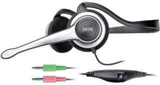 jWin JBM45 PC and Gaming Stereo Backphone with Mic and In Line Volume Control Electronics