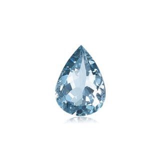 1.41 1.47 Cts of 10x7 mm AAA Pear Aquamarine ( 1 pc ) Loose Gemstone Jewelry