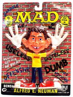 MAD Alfred E. Neuman Bendable Poseable Anythingable (1988) Toys & Games