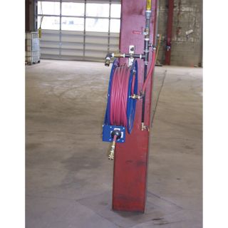 Coxreels P Series Air/Water Hose Reel with Hose — 1/2in. x 25ft., Model# P-LP-425  Air Hoses   Reels