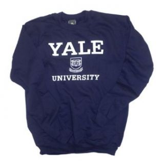 Yale Bulldogs Crest Sweatshirt  Sports Fan Sweatshirts  Clothing