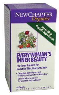 New Chapter Every Woman's Inner Beauty Multivitamins, 90 Count Health & Personal Care