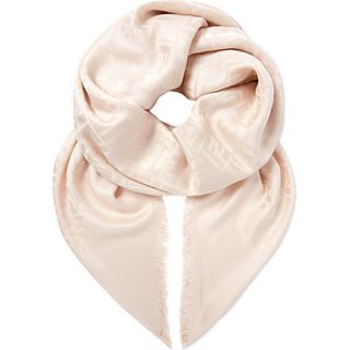 FENDI   Square silk scarf