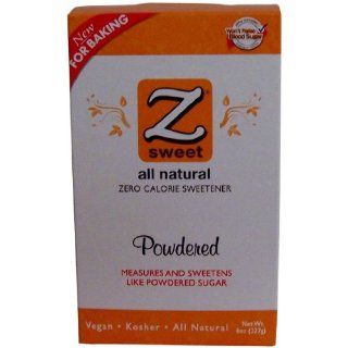 Zsweet All Natural Zero Calorie Sweetener, Powdered, 8 Oz. Box  Sugar Substitute Products  Grocery & Gourmet Food