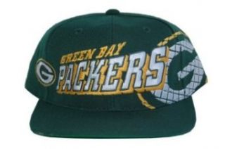 NFL Green Bay Packers Football Snapback Hat Cap   Green  Sports Fan Baseball Caps  Clothing