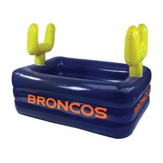 5' NFL Denver Broncos Inflatable Swimming Pool with Football Goal Posts   Inflatable Water Toys