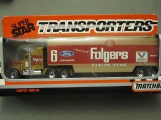Kenworth Transporter Mark Martin Folgers Coffee Matchbox Limited Edition  (1991) Toys & Games