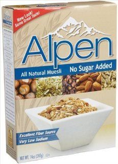 One 14 oz Alpen Cereal, No Sugar Added  Breakfast Cereals  Grocery & Gourmet Food
