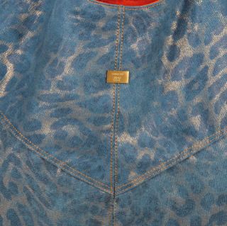 Fiorelli Shirley Denim Leopard Canvas Shopper    Denim Leopard      Womens Accessories