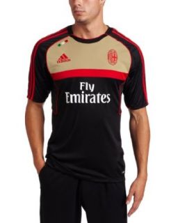 AC Milan Training Jersey (Black, XX Large)  Sports Fan Jerseys  Clothing
