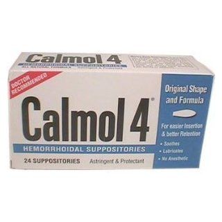 Calmol 4 Suppositories 24 (3 Pack) [Health and Beauty]  Body Skin Care Products  Beauty